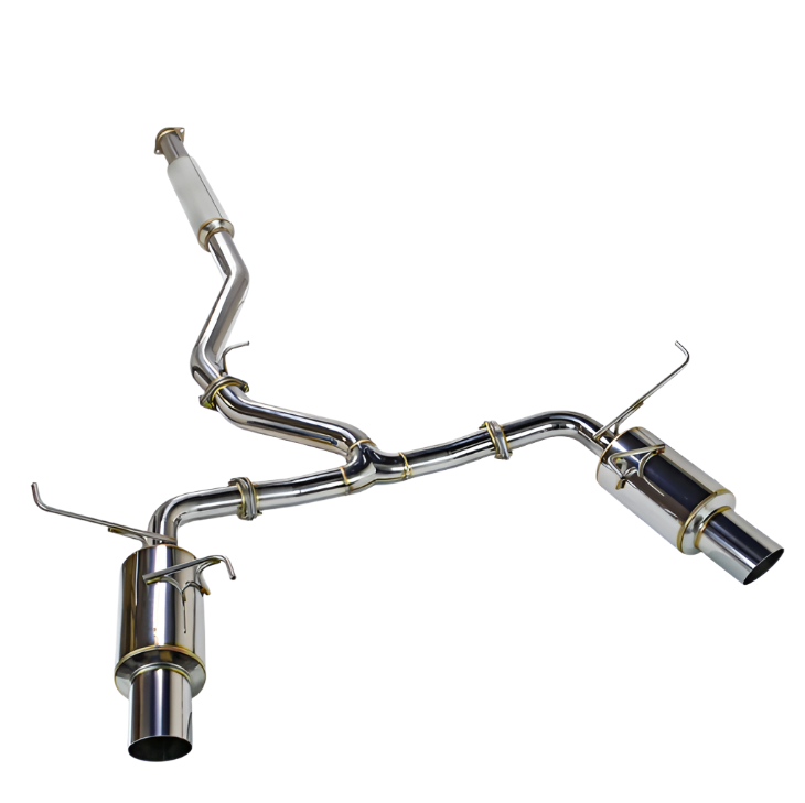 R1-Spec Dual w/ Resonator Catback Exhaust - Subaru WRX VB [2022+]