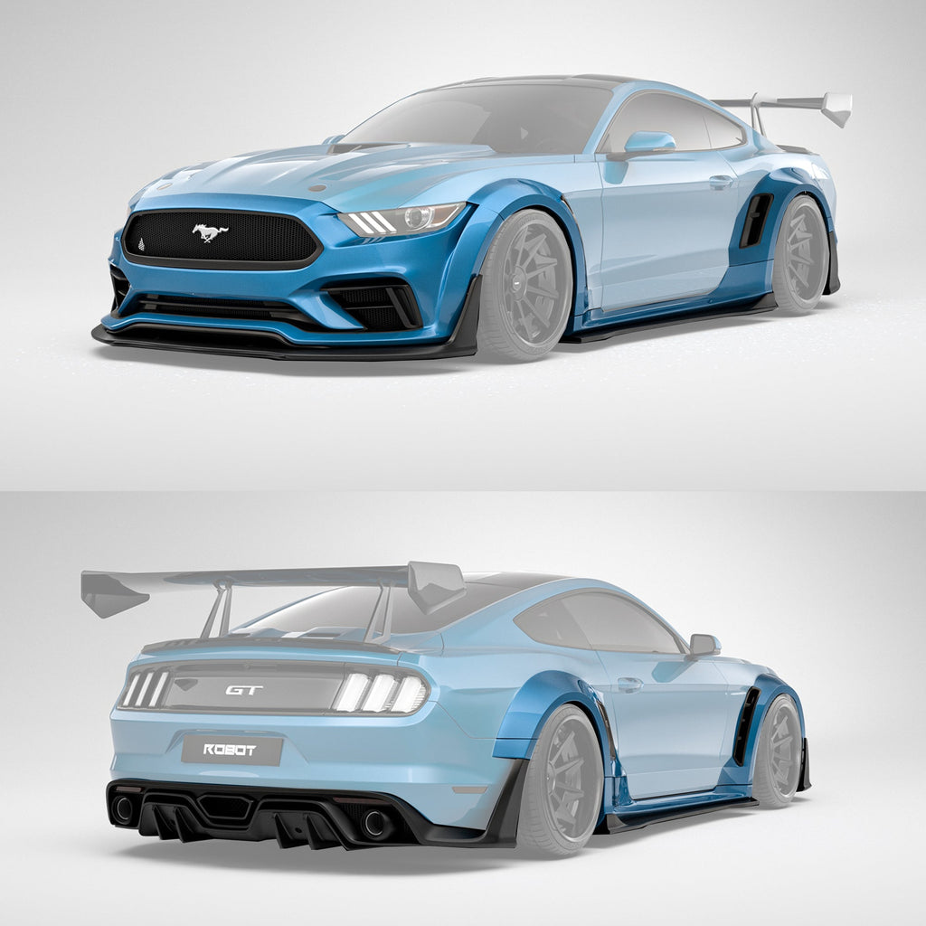 Robot Craftsman Mustang V3 Widebody Kit 2015-2023 FRP/Carbon