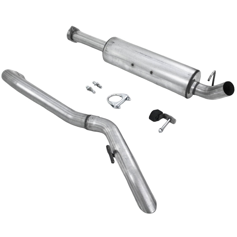 MBRP 04-06 Jeep Wrangler (TJ) Unlimited 4 0L I-6 Cat Back Single Aluminized Exhaust - Black Ops Auto Works