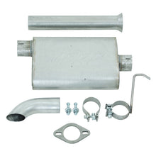 Load image into Gallery viewer, MBRP 00-06 Jeep Wrangler (TJ) Inline-4 2.5L Inline-6 4.0L Cat Back Single Off-Road Turn Down Alum Ex - Black Ops Auto Works