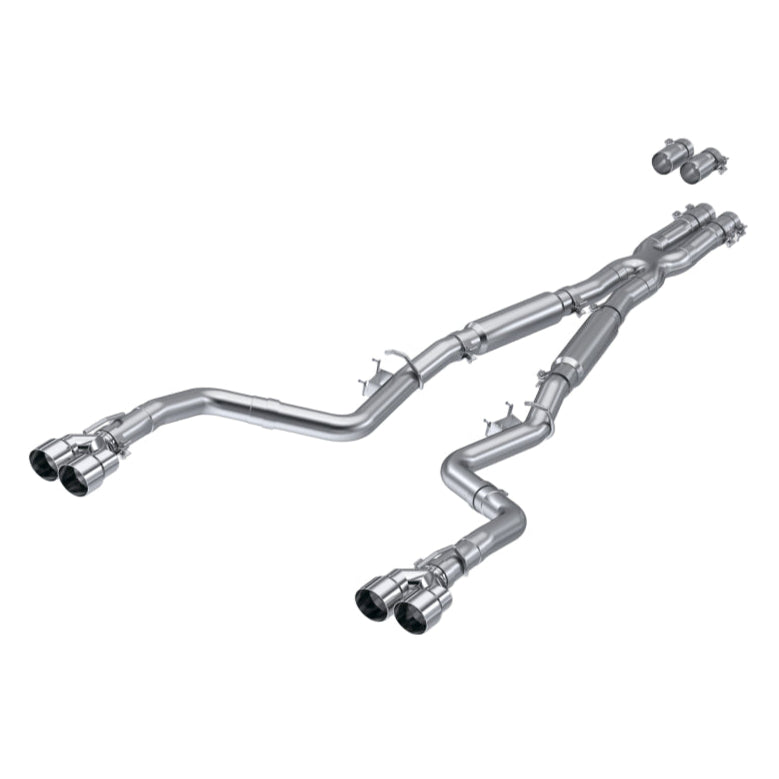 MBRP 17-Up Dodge Challenger 5.7L/6.2L/6.4L Aluminized Catback Exhaust - Black Ops Auto Works