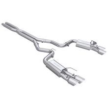 Load image into Gallery viewer, 2024 Mustang GT MBRP 3" Cat-Back Exhaust - Quad Tips S7280304