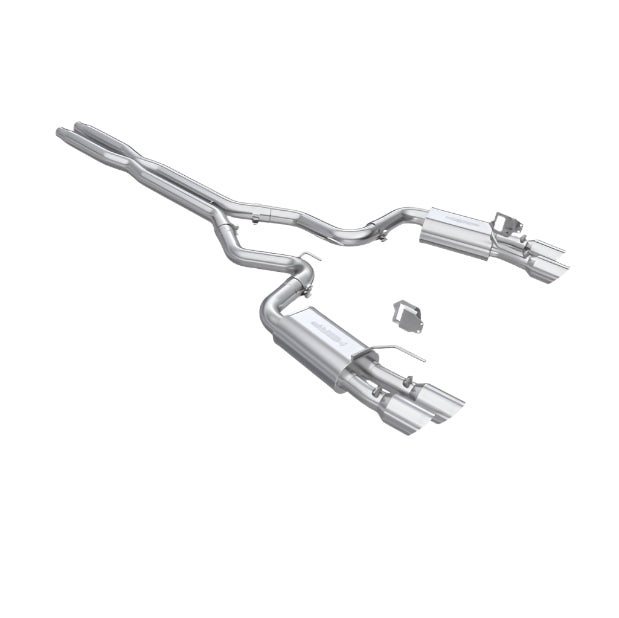 MBRP 2024+ Ford Mustang GT Armor Lite 3in Street Profile Catback Exhaust  - Stainless Steel Tips