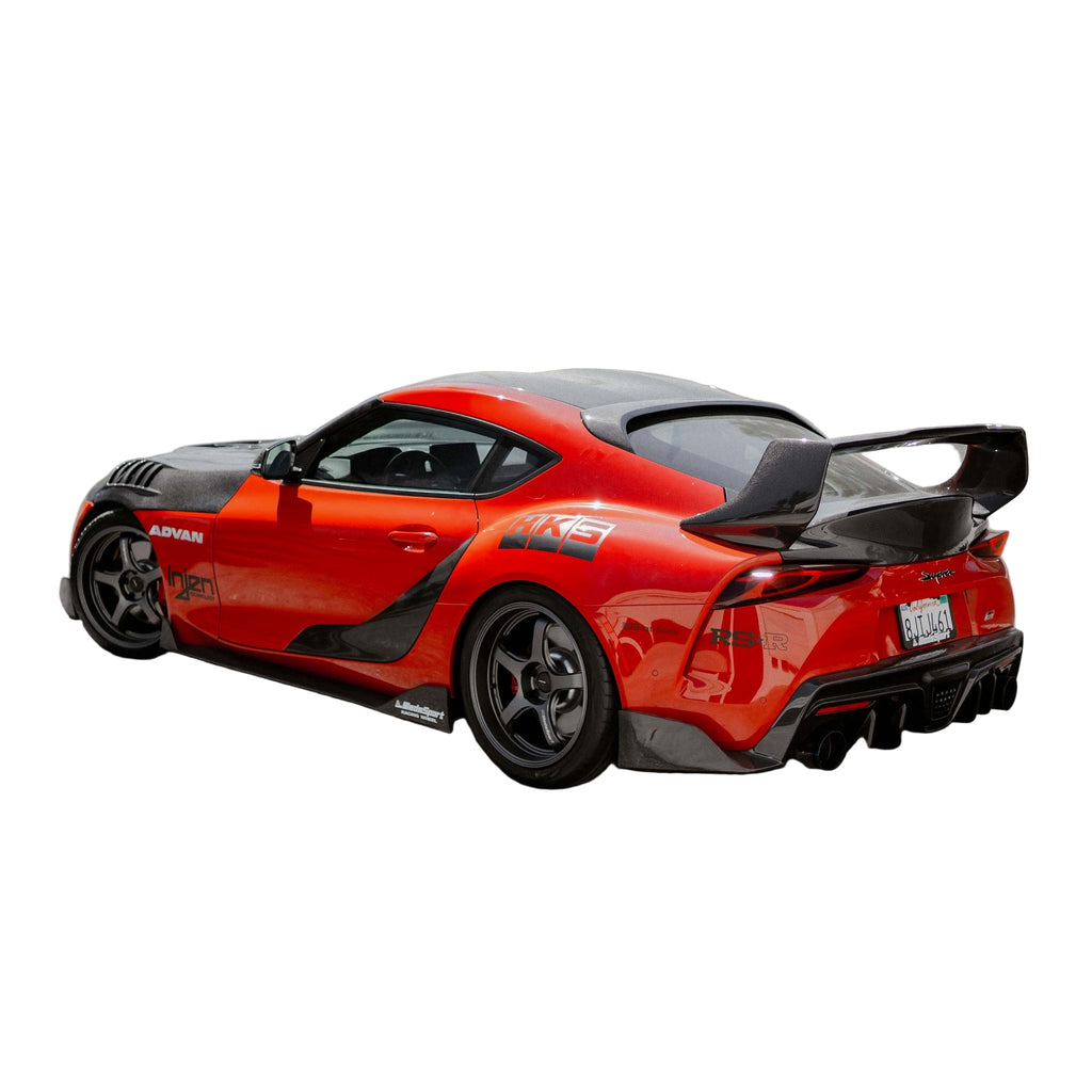 SEIRD20TYSUP-MB-Seibon 2020 Toyota GR Supra MB-Style Carbon Fiber Rear Diffuser-Diffusers-Seibon