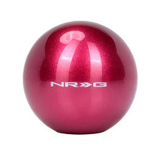 Load image into Gallery viewer, NRG Innovations SK-350FH Fushia Sparkly Painted Titanium Round Shifter Heavy Weight