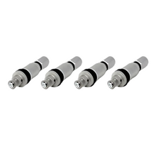 Load image into Gallery viewer, Torque Solution billet TPMS valve stem kit in silver – full set of four stems
