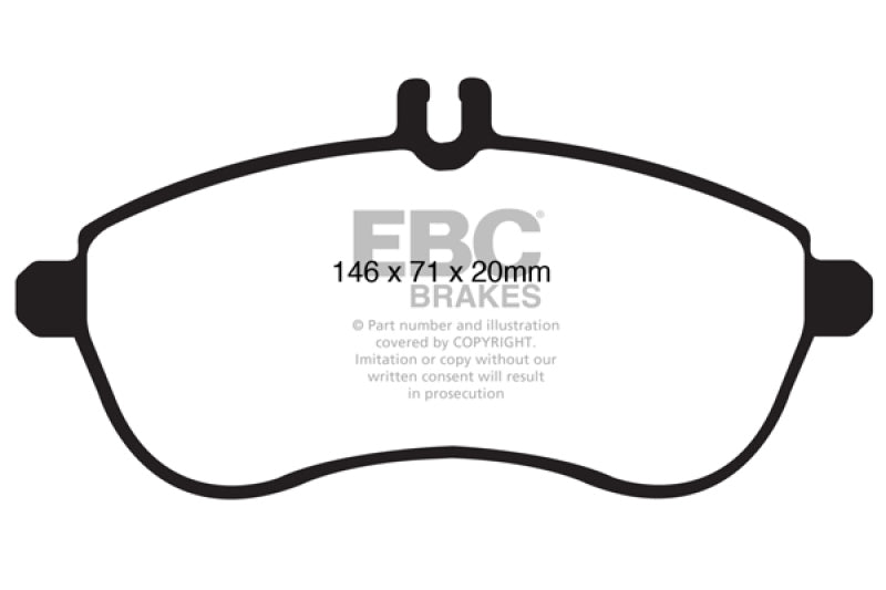2012-2014 Mercedes-Benz C250 (W204) 1.8 Turbo Ultimax2 Front Brake Pads