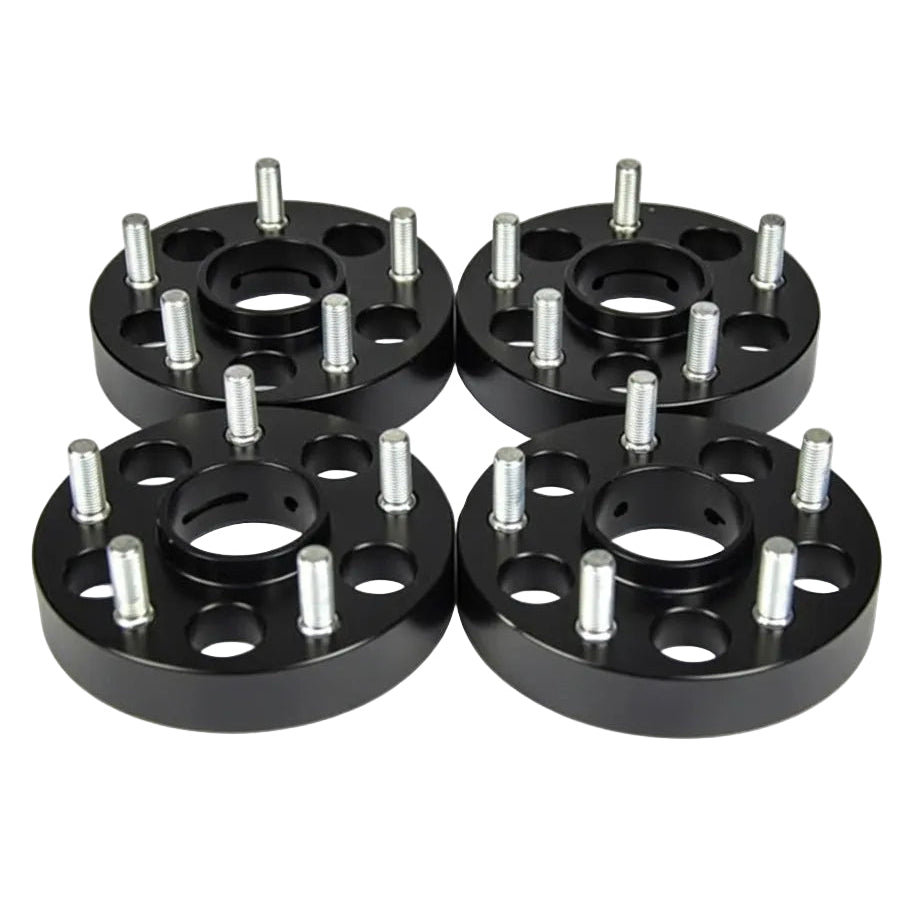ISC Suspension 5x100 to 5x114 15mm Wheel Adapters Black - Set of 4 ISC Suspension ISCWA15B