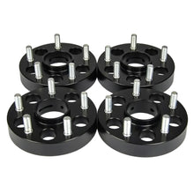 Load image into Gallery viewer, ISC Suspension 5x100 to 5x114 15mm Wheel Adapters Black - Set of 4 ISC Suspension ISCWA15B