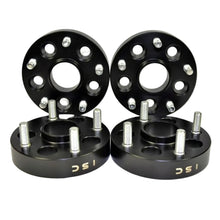 Load image into Gallery viewer, ISC Suspension 5x100 to 5x114 15mm Wheel Adapters Black - Set of 4 ISC Suspension ISCWA15B