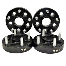 Load image into Gallery viewer, ISC Suspension 5x100 to 5x114 25mm Wheel Adapters Black - Set of 4