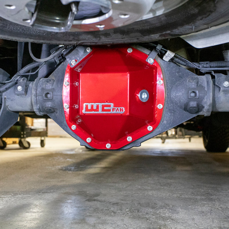 Wehrli Custom Fabrication RED Rear Differential Cover 2020-2024 GM Duramax & 2019-2023 Ram HD