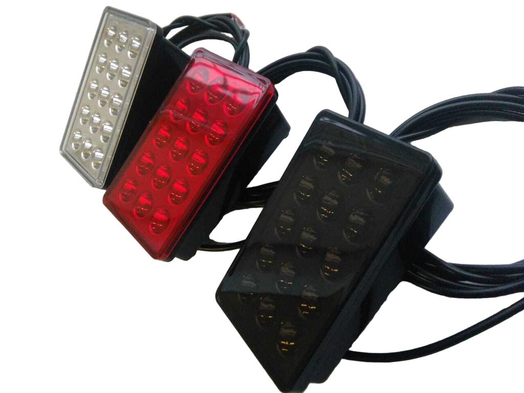 Rear view of Wideoutt F1 LED diffuser installed on Jeep Grand Cherokee WK2.