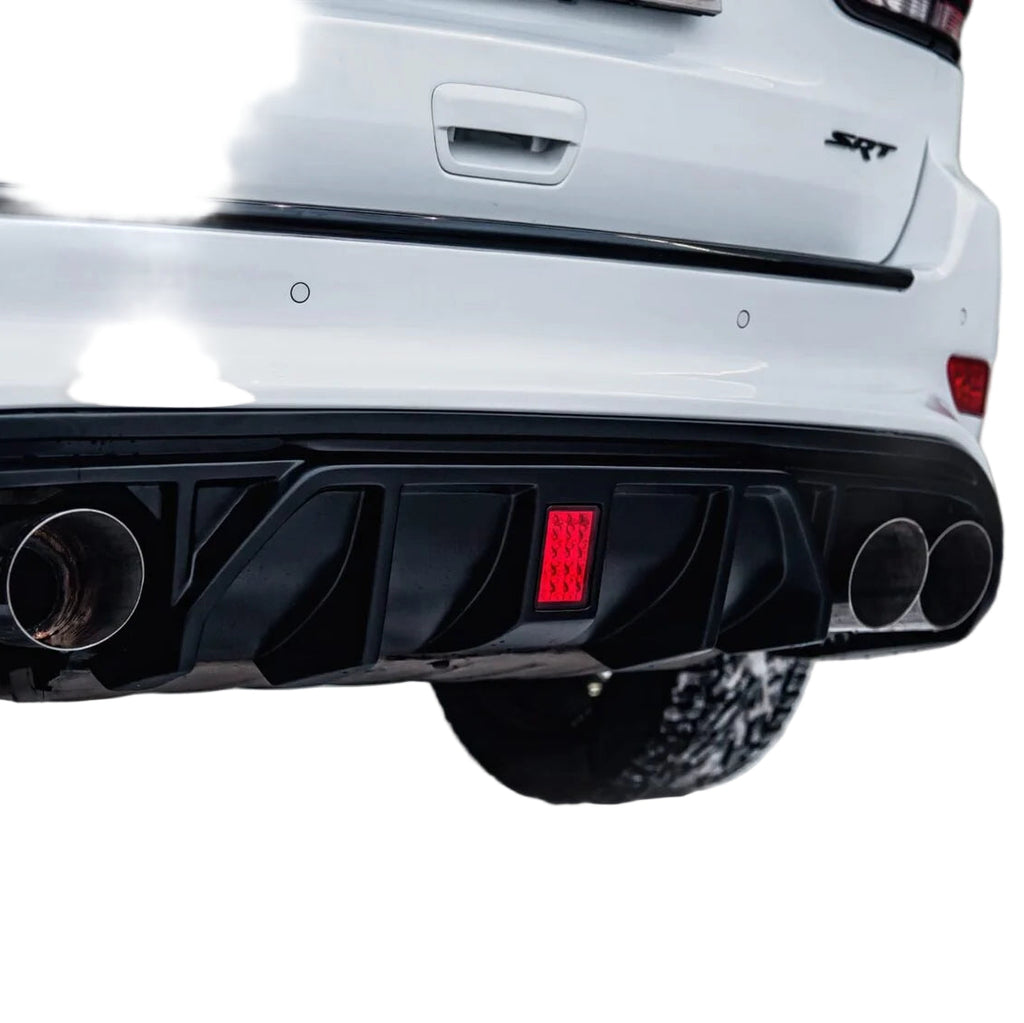 Close-up of F1 LED brake light integrated into the diffuser panel.