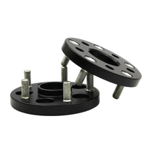 Load image into Gallery viewer, ISC Suspension 5x100 Hub Centric Wheel Spacers 25mm Black (Pair)