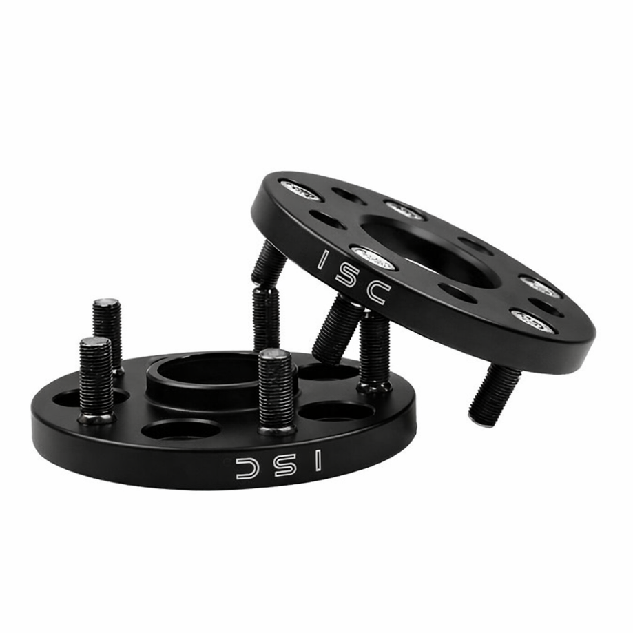 ISC Suspension 5x114 Hub Centric Wheel Spacers 15mm Black (Pair) ISC Suspension ISCWS5X11415B
