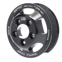 Load image into Gallery viewer, Front angle of Anderson Composites Type-SA carbon fiber hood for 2015–2018 Ford Focus RS.