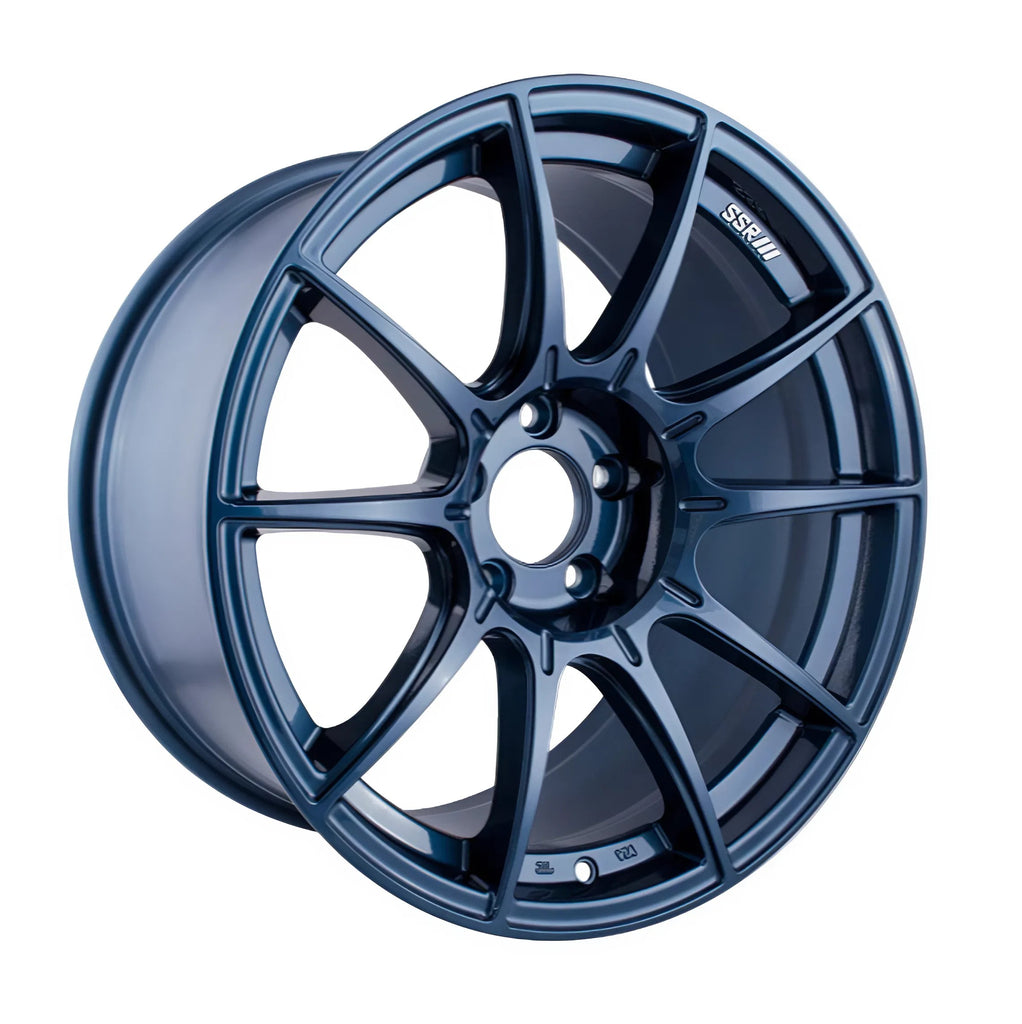 SSR GTX01 19x9.5 5x120 +38 Blue Gunmetal Wheel - High Performance