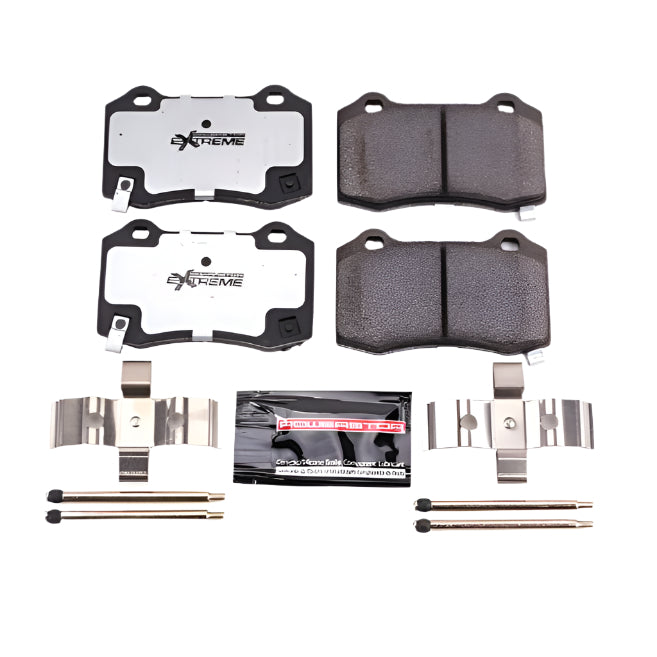 Power Stop 04-07 Cadillac CTS Rear Z26 Extreme Street Brake Pads w/Hardware - Black Ops Auto Works