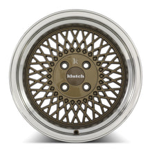 Load image into Gallery viewer, Klutch Wheels Klutch SL1 16x8 15 4x100mm 73.1mm Bronze Machined Lip
