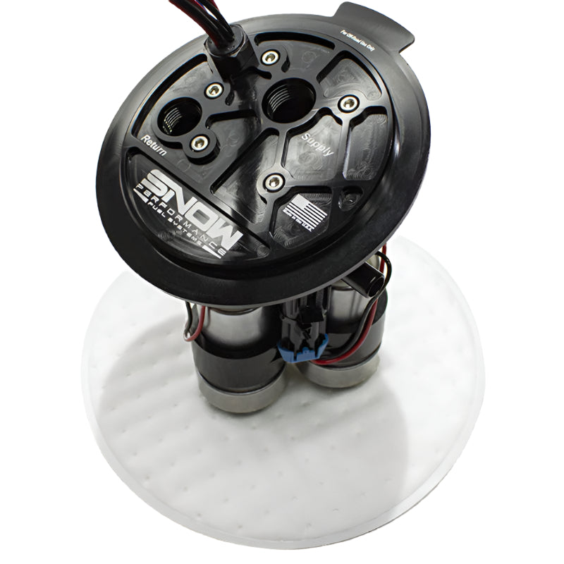 Snow Performance SNF-52400H Triple Pump Billet Fuel Hat for 15-23 Challenger & Charger SRT Hellcat 6.2L HEMI