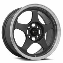 Load image into Gallery viewer, Vors Wheels Vors SP1 15x7 35 4x108mm 73.1mm Hyper Black Machine Lip