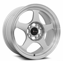 Load image into Gallery viewer, Vors Wheels Vors SP1 15x7 35 4x108mm 73.1mm Silver Machined Face