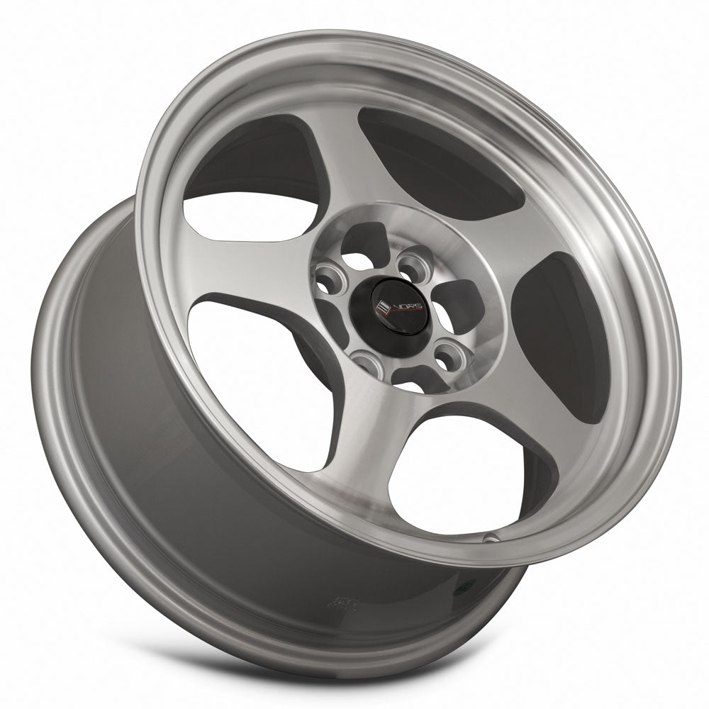 Vors Wheels Vors SP1 15x7 35 4x108mm 73.1mm Silver Machined Face