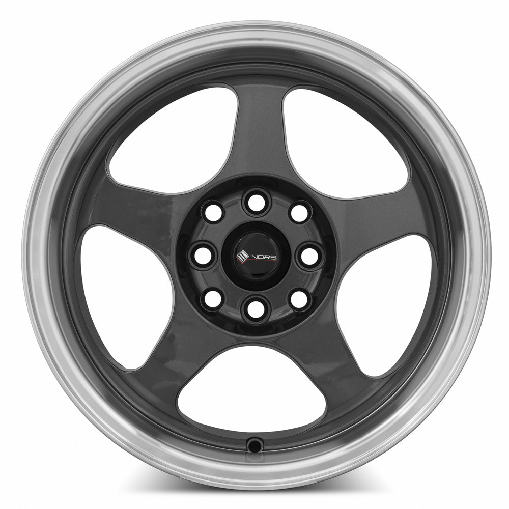 Vors Wheels Vors SP1 16x8 20 4x108mm 73.1mm Hyper Black Machine Lip