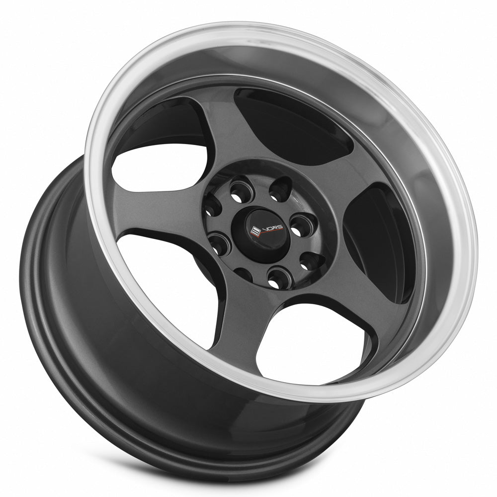 Vors Wheels Vors SP1 16x8 20 4x108mm 73.1mm Hyper Black Machine Lip