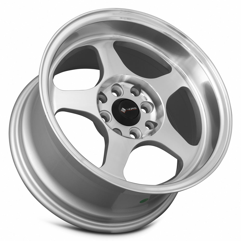 Vors Wheels Vors SP1 15x8 20 4x108mm 73.1mm Silver Machined Face