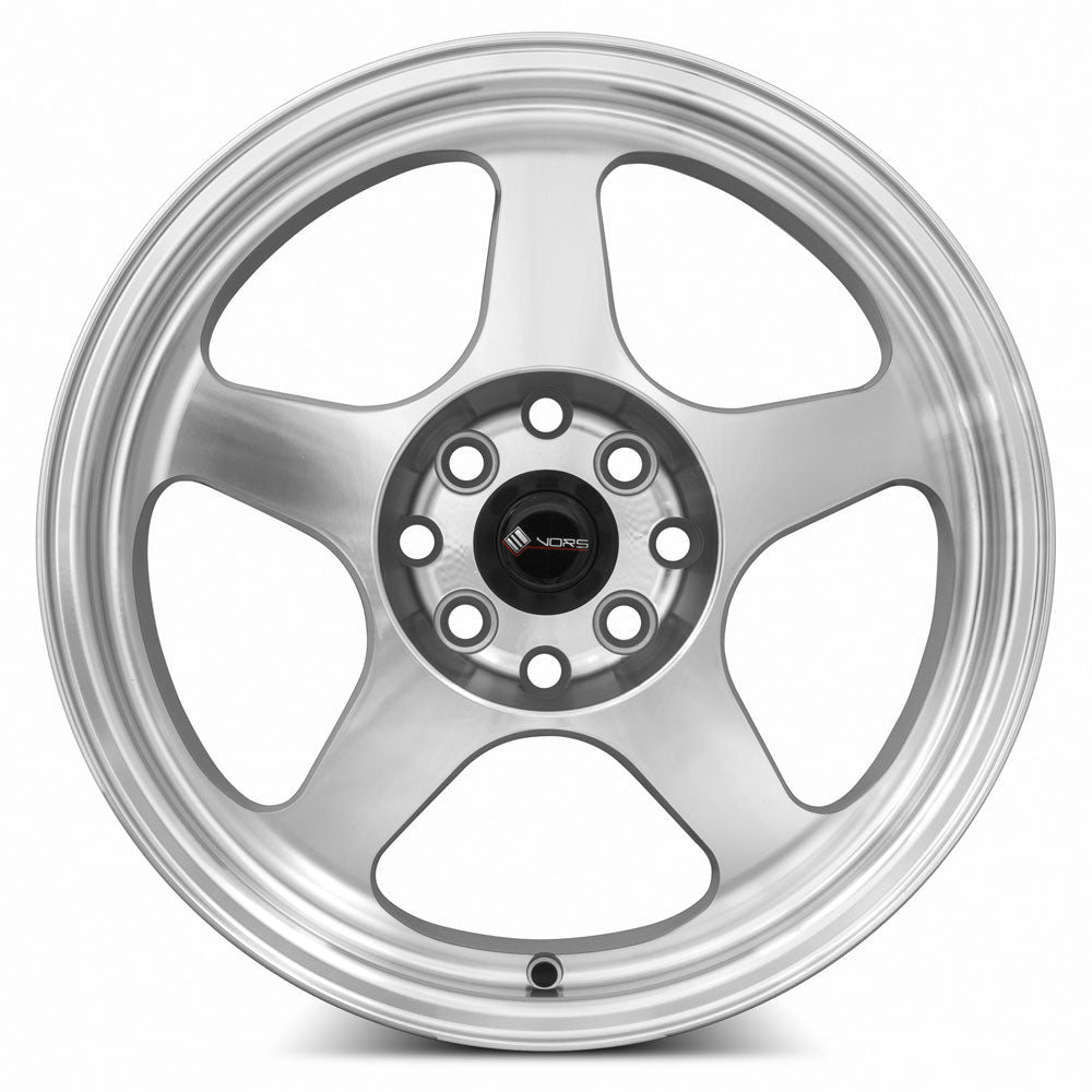 Vors Wheels Vors SP1 16x7 38 4x100mm 73.1mm Silver Machined Face