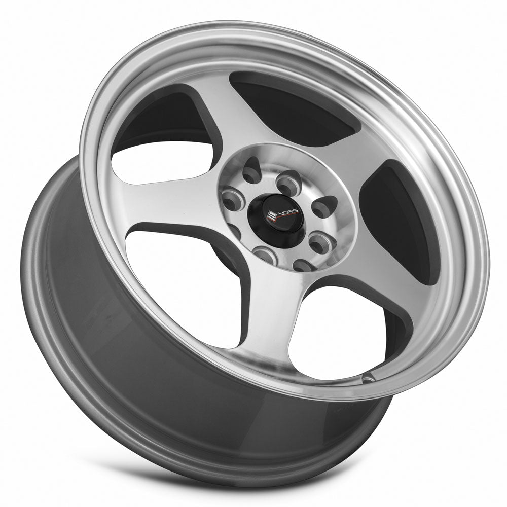 Vors Wheels Vors SP1 16x7 38 4x100mm 73.1mm Silver Machined Face