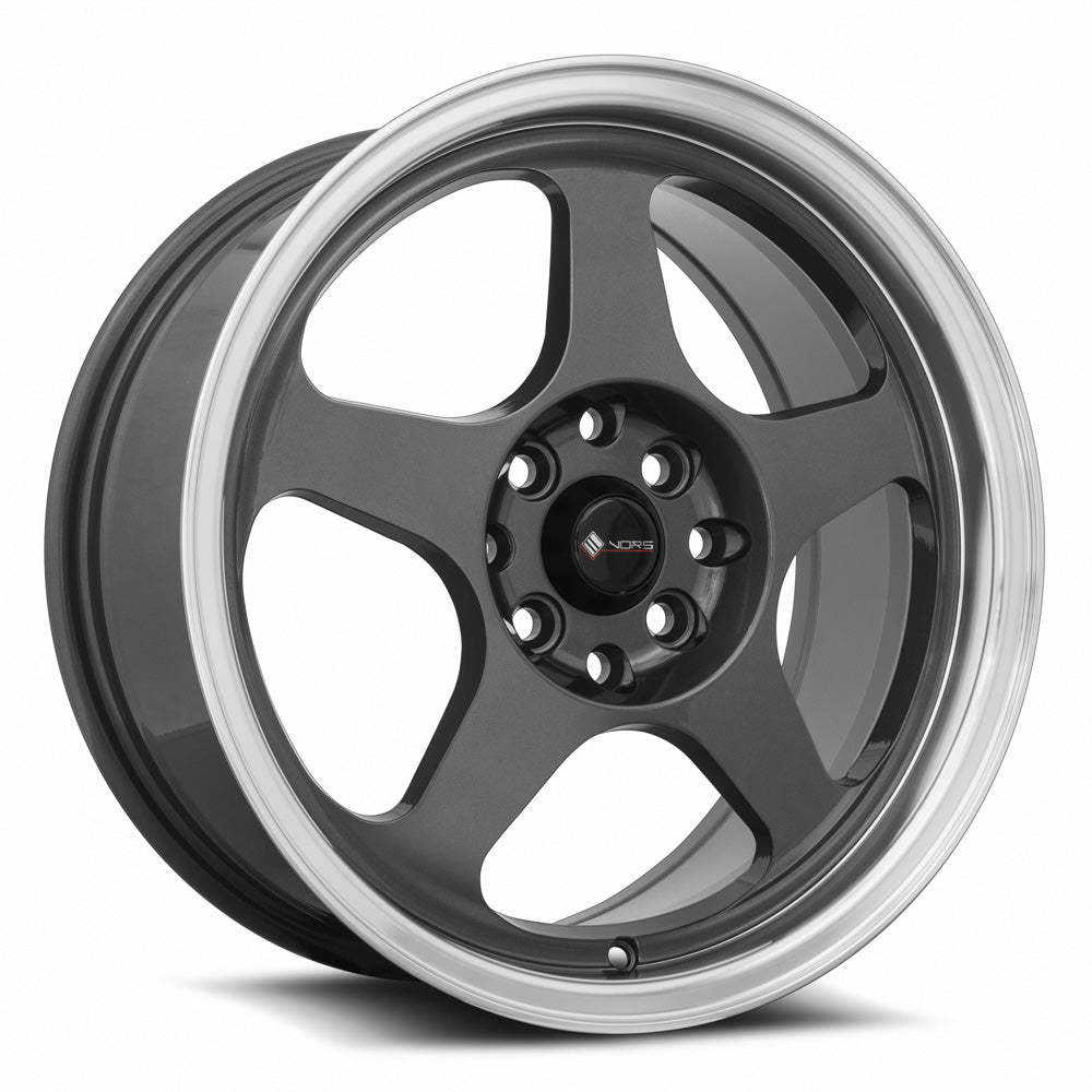 Vors Wheels Vors SP1 16x7 38 4x108mm 73.1mm Hyper Black Machine Lip
