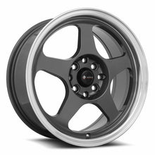 Load image into Gallery viewer, Vors Wheels Vors SP1 16x7 38 4x98mm 73.1mm Hyper Black Machine Lip