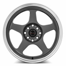Load image into Gallery viewer, Vors Wheels Vors SP1 16x7 38 4x100mm 73.1mm Hyper Black Machine Lip