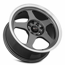 Load image into Gallery viewer, Vors Wheels Vors SP1 16x7 38 4x108mm 73.1mm Hyper Black Machine Lip