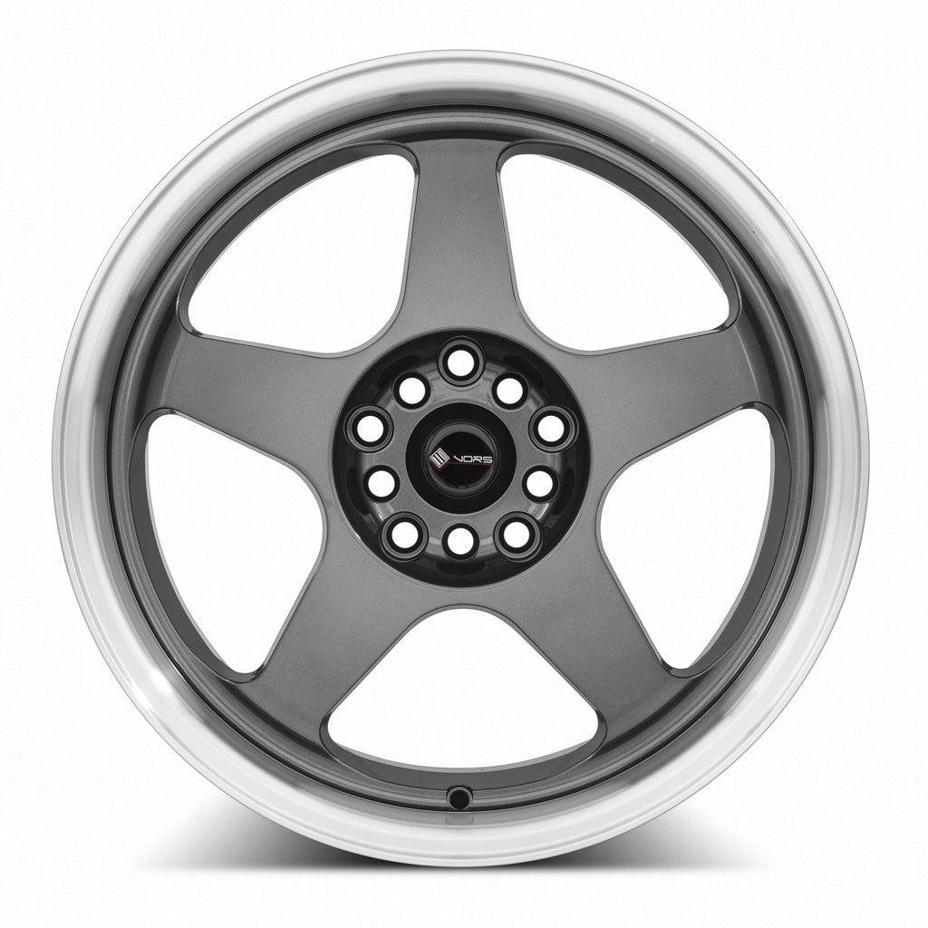 Vors Wheels Vors SP1 17x8 35 5x100mm 73.1mm Hyper Black Machine Lip