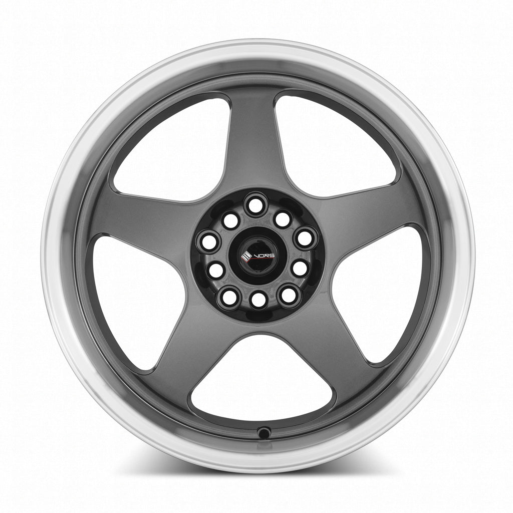 Vors Wheels Vors SP1 17x9 30 5x100mm 73.1mm Hyper Black Machine Lip
