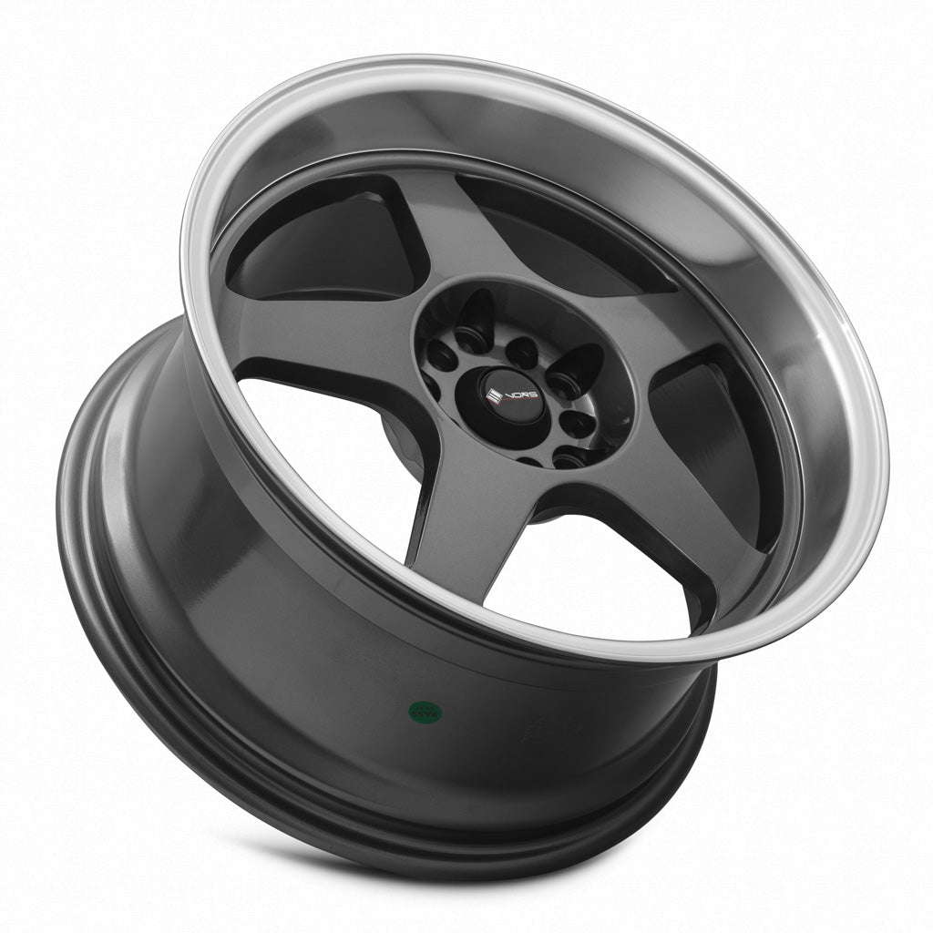 Vors Wheels Vors SP1 17x9 30 5x100mm 73.1mm Hyper Black Machine Lip