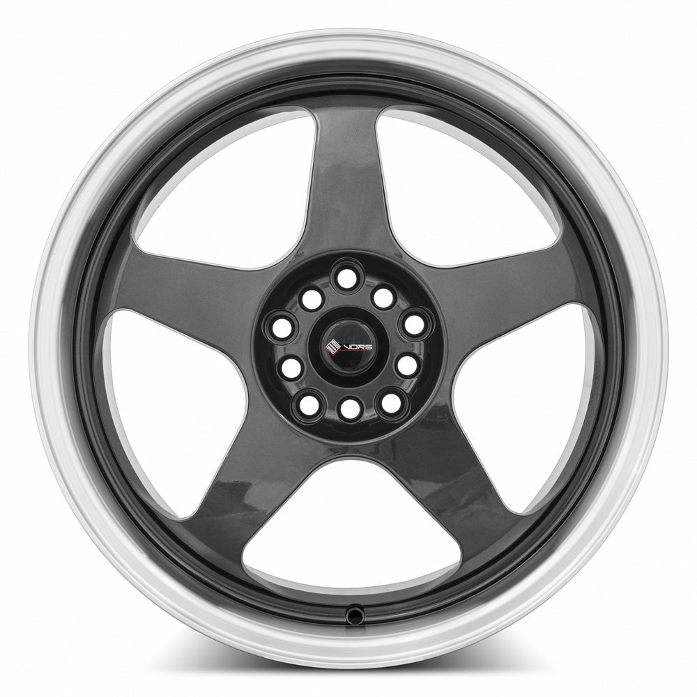 Vors Wheels Vors SP1 18x8 35 5x100mm 73.1mm Hyper Black Machine Lip