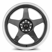 Load image into Gallery viewer, Vors Wheels Vors SP1 18x8 35 5x120mm 73.1mm Hyper Black Machine Lip
