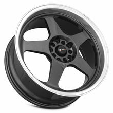 Load image into Gallery viewer, Vors Wheels Vors SP1 18x8 35 5x100mm 73.1mm Hyper Black Machine Lip