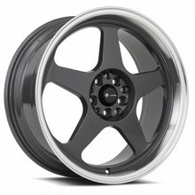 Load image into Gallery viewer, Vors Wheels Vors SP1 18x8 35 5x120mm 73.1mm Hyper Black Machine Lip