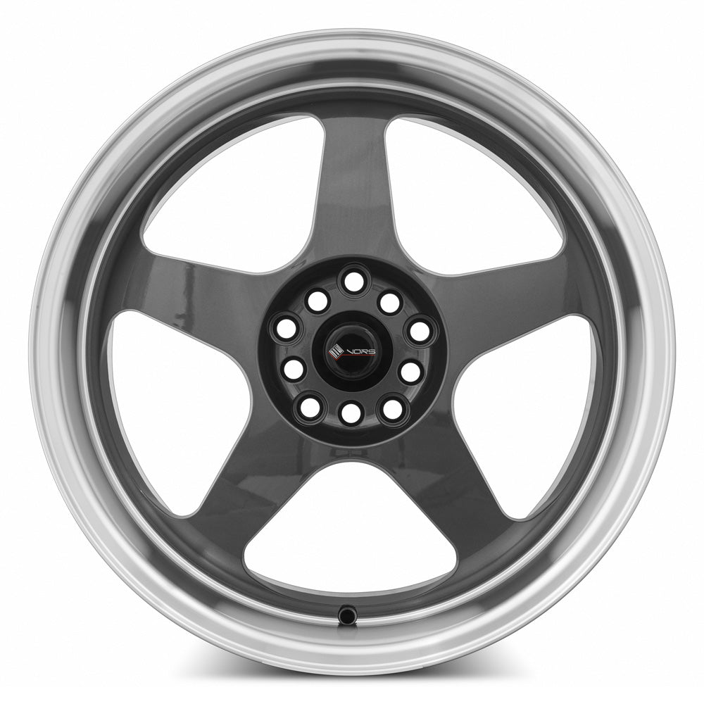 Vors Wheels Vors SP1 18x9 35 5x100mm 73.1mm Hyper Black Machine Lip