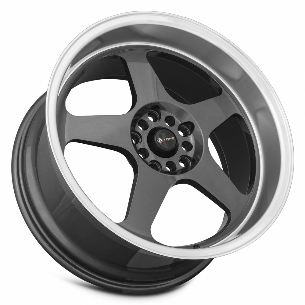 Vors Wheels Vors SP1 18x9 35 5x100mm 73.1mm Hyper Black Machine Lip