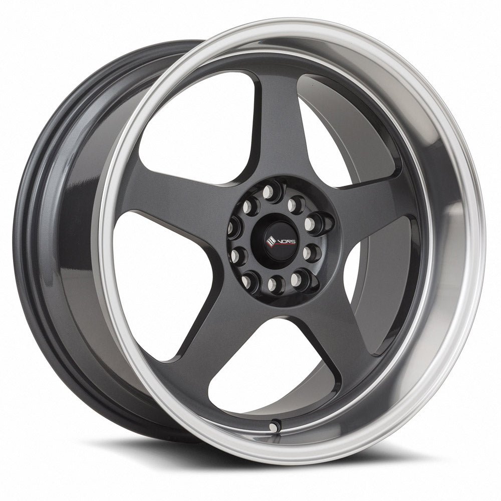 Vors Wheels Vors SP1 18x9 35 5x120mm 73.1mm Hyper Black Machine Lip