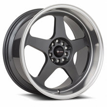 Load image into Gallery viewer, Vors Wheels Vors SP1 18x9 35 5x120mm 73.1mm Hyper Black Machine Lip