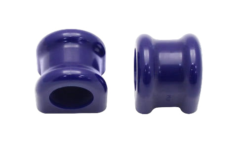Close up SuperPro polyurethane bushing with knurled bore