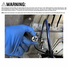 Load image into Gallery viewer, Dodge Durango 2011-23 Rear Stainless Steel Brake Lines - Black Ops Auto Works